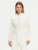 Kurtki damskie - Guess Kurtka jeansowa W5GL23 WH610 Écru Regular Fit - miniaturka - grafika 1