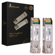Pozostałe akcesoria sieciowe - Moduł SFP+ Extralink, 10Gbps, LC/UPC, 1310nm, 2km, single mode, DOM - miniaturka - grafika 1