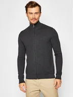 Swetry męskie - Selected Homme Kardigan Berg 16074688 Szary Regular Fit - miniaturka - grafika 1