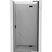 Ścianki i drzwi prysznicowe - Mexen Mist-H L drzwi prysznicowe uchylne prawe 110 cm, transparent, czarne - 8A5L-110-000-70-00-P - miniaturka - grafika 1