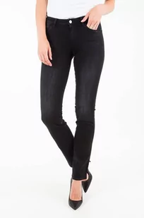 Spodnie Guess W81A06 jeansy czarne-W27 - Spodnie damskie - miniaturka - grafika 1