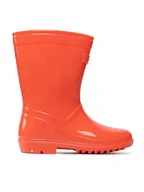 Buty dla dziewczynek - Regatta Kalosze Wenlock Junior RKF667 Pomarańczowy - miniaturka - grafika 1