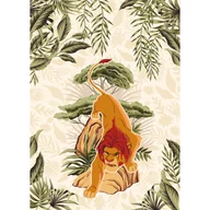 Fototapety - Fototapeta Król Lew w wielu kolorach - 200 x 280 cm - KOMAR - miniaturka - grafika 1