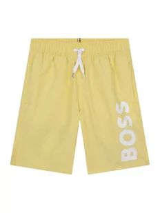 Boss Szorty kąpielowe J24846 S Żółty Regular Fit - Kąpielówki dla chłopców - miniaturka - grafika 1