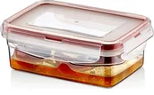 Pojemniki kuchenne - Pojemnik do żywności z uszczelką 0,4L prostokątny 123858 - miniaturka - grafika 1