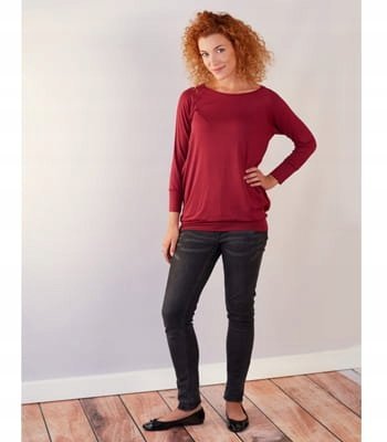 Bluzka do karmienia Urban Maroon rozmiar S