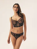 Biustonosze - Biustonosz miękki Barely Esotiq czarny 80F - miniaturka - grafika 1