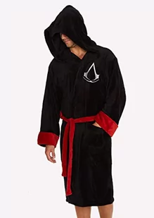 Unbekannt Assassins Creed Adult Black Polar Bath Robe 124020398 - Szlafroki męskie - miniaturka - grafika 1