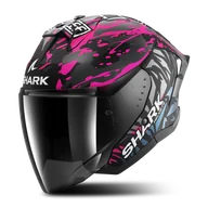 Kaski motocyklowe - Kask Otwarty Shark Jet Cup Replica Redding Czarny/FioletowyXS - miniaturka - grafika 1