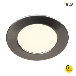 SLV SPOTLINE Downlight DL 126 LED okrągły szczotk metal 2700K 112165 - Lampy pozostałe - miniaturka - grafika 1