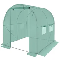 Szklarnie ogrodowe - SZKLARNIA TUNEL OGRODOWY 200x200x200CM ZIELONY - miniaturka - grafika 1