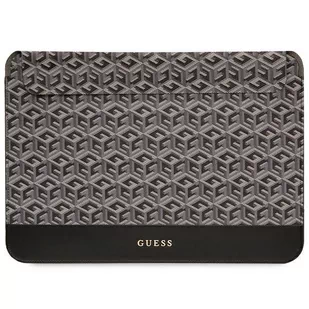 Guess Sleeve GUCS16HGCFSEK 16" czarny /black GCube Stripes - Torby na laptopy - miniaturka - grafika 1