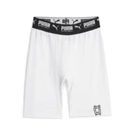 Spodnie sportowe męskie - Męskie spodenki do koszykówki Hoops Team PUMA White - miniaturka - grafika 1