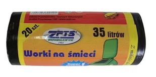 Worki na śmieci Ldpe 20 x 35L czarne - Worki na śmieci - miniaturka - grafika 1