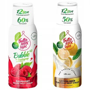 Syropy Fruttamax Malina Light Radler Cytrynowy 500 Ml - Syropy i koncentraty owocowe - miniaturka - grafika 1
