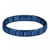 Charmsy - Murrano Bransoletka Bazowa ITALIAN CHARMS Blue Plating 17cm IB-007-17cm - miniaturka - grafika 1