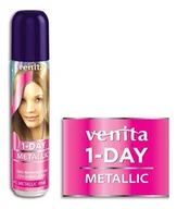 Farby do włosów i szampony koloryzujące - Venita 1-Day, spray koloryzujący do włosów, 04 Pink, 50 ml - miniaturka - grafika 1