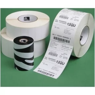 Zebra Niepowlekane etykiety papierowe Thermotransfer 76 mm, core, 2740 etykiet, C-25 mm, pudełko 12, 102 x 51 mm - Etykiety do drukarek - miniaturka - grafika 1