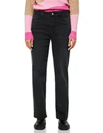Spodnie damskie - Street One Damskie spodnie jeansowe Casualfit, Czarny denim sprany, 26W / 30L - miniaturka - grafika 1