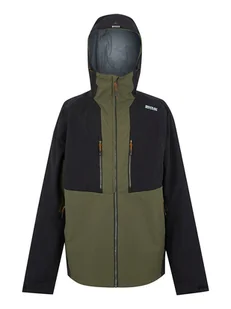 Regatta Kurtka funkcyjna 3w1 "Sacramento" w kolorze oliwkowo-czarnym - Kurtki i kamizelki sportowe męskie - miniaturka - grafika 1