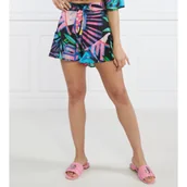 Spodenki damskie - Desigual Szorty + pasek | Relaxed fit - miniaturka - grafika 1