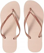 Klapki i japonki damskie - Havaianas Japonki Dziewczęce Różowe Z Logo 27-28 Żij - miniaturka - grafika 1