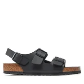 Sandały męskie - Sandały Birkenstock Milano 1024997 Czarny - miniaturka - grafika 1