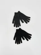 Czapki męskie - Reserved - Rękawiczki 2 pack - czarny - miniaturka - grafika 1