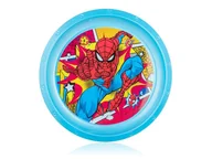 Miseczki i talerzyki dla dzieci - Talerz plastikowy płytki Spiderman 22cm - miniaturka - grafika 1
