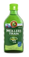 Witaminy i minerały - MÖLLER&#039;S Tran norweski  aromat jabłkowy, 250 ml - miniaturka - grafika 1