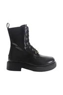 Botki damskie - Love Moschino JA24194G0LJD0000, Botki Damskie, Czarny, 40 EU, Czarny, 40 EU - miniaturka - grafika 1