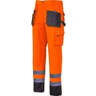 Odzież robocza - LAHTI PRO Spodnie ostrzegawcze czarno-pomarańczowe, "3xl", ce, lahti - miniaturka - grafika 1