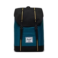Plecaki - HERSCHEL 10066-05736 RETREAT HARBOUR BLUE GRID/BLACK/AMBER YELLOW Unisex - Dorosły Plecak Jeden rozmiar, Harbour Blue Grid/Black/Amber Yellow, Taglia Unica, plecak - miniaturka - grafika 1