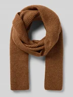 Apaszki i szaliki damskie - Szal o grubym ściegu i prostokątnym kształcie - miniaturka - grafika 1