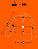 Koszulki męskie - Lee PIQUE POLO longsleeve bawełniana koszulka polo męska długi rękaw M - miniaturka - grafika 1