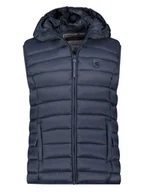 Kamizelki damskie - Geographical Norway Kamizelka pikowana "Vatikolor" w kolorze granatowym - miniaturka - grafika 1