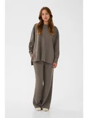 Swetry damskie - Kaffe Sweter w kolorze szarobrązowym - miniaturka - grafika 1