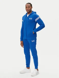 EA7 Emporio Armani Dres 7M000967 AF10377 UB087 Niebieski Slim Fit - Dresy męskie - miniaturka - grafika 1