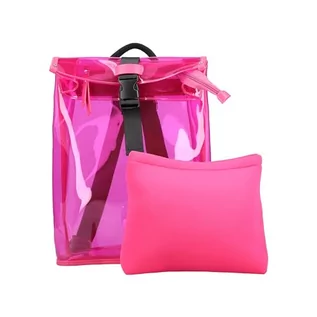 Torebki damskie - Rieker Damski plecak miejski H1545, różowy, Rosa, S - grafika 1