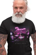 Koszulki męskie - THE MIDNIGHT Koszulka męska czarna T-Shirt SYNTHWAVE prezent dla niego 5XL - miniaturka - grafika 1