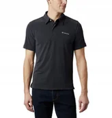 Koszulki męskie - Koszulka męska Columbia SUN RIDGE Polo - Black XL - miniaturka - grafika 1