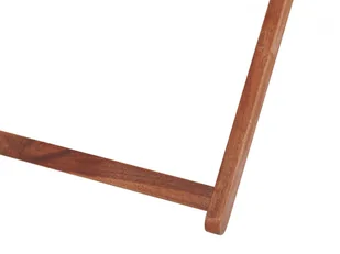 Zestaw 2 Leżaków Ogrodowych Ciemne Drewno Akacjowe Niebiesko-biały Anzio - Leżaki ogrodowe Zestaw 2 Leżaków Ogrodowych Ciemne Drewno Akacjowe Niebiesko-biały Anzio - Leżaki ogrodowe - miniaturka - grafika 8