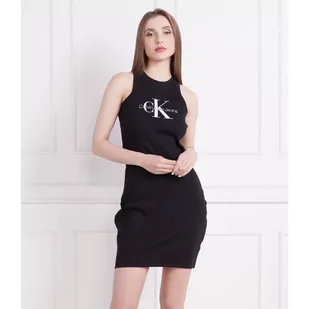 CALVIN KLEIN JEANS Sukienka ARCHIVAL MONOLOGO - Sukienki - miniaturka - grafika 1