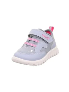 Superfit Dziewczęce Sport7 Mini Sneakersy, Jasnoniebieski, różowy 8400, 26 EU - Buty dla dziewczynek - miniaturka - grafika 1