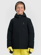Kurtki i płaszcze dla chłopców - 4F Kurtka narciarska membrana 8000 chłopięca - czarna 146 (10-11 lat) - miniaturka - grafika 1
