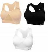 Biustonosze - 3x BIUSTONOSZ SPORTOWY PUSH UP usztywniany TOP M/L - miniaturka - grafika 1