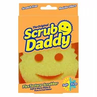 Ściereczki, gąbki, czyściki - Scrub Daddy FlexTexture Yellow 1 sztuka magiczna gąbka do czyszczenia i mycia - miniaturka - grafika 1