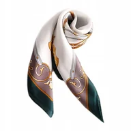 Moda i Uroda OUTLET - damska APASZKA elegancka CHUSTA jak jedwab SZAL szykowny dla Pani 70cmx70cm - miniaturka - grafika 1