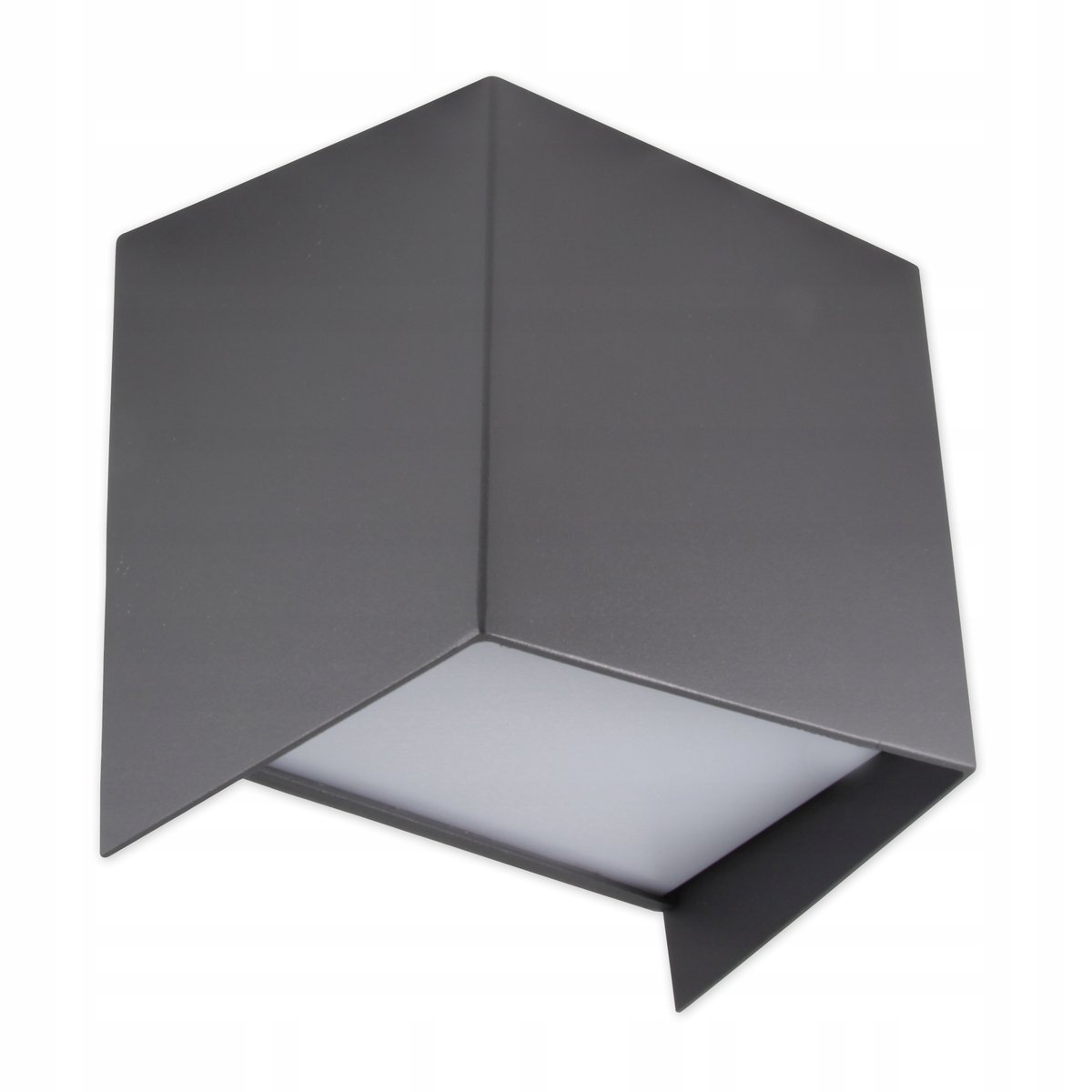 Szary kinkiet ogrodowy LED Hugo 4W IP54 0682 LVT