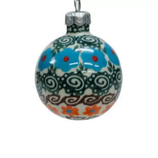 Ceramiczna bombka mała Ceramika Bolesławiec - Bombki Ceramiczna bombka mała Ceramika Bolesławiec - Bombki - miniaturka - grafika 1